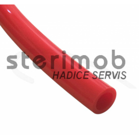 PU trúbka červená 8/5,5mm