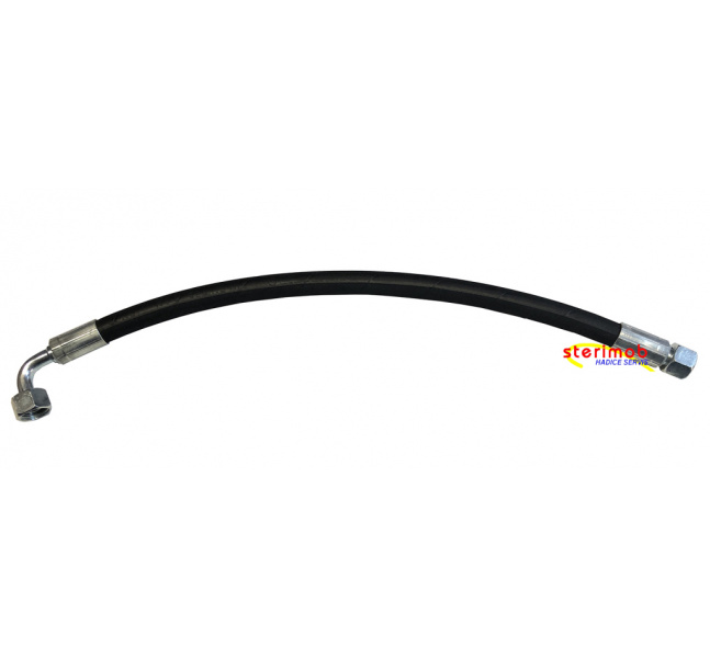 Hydraulická hadica 2SN DKR 1/4" (90°) - 800mm