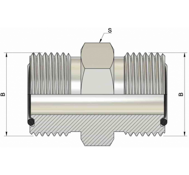 Spojka s ORFS závitom