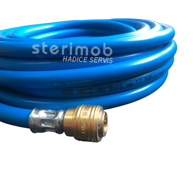 Hadica HV-9mm s rýchlospojkami Lüdecke - 5m