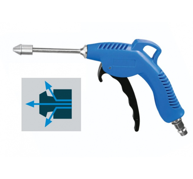 Pištoľ ofukovacia profi bezpečnostná, 100mm ABG03-S