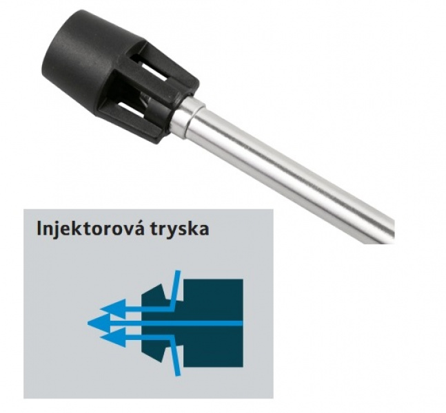 Pištoľ ofukovacia profi Turbo-injektorová, 100mm ABG03-ITL