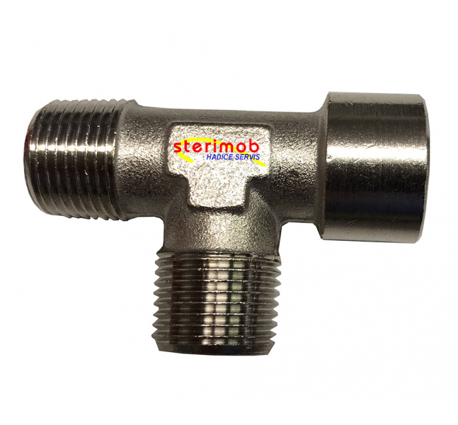 T-spojka AG-AG-IG (poniklovaná) G1/4"