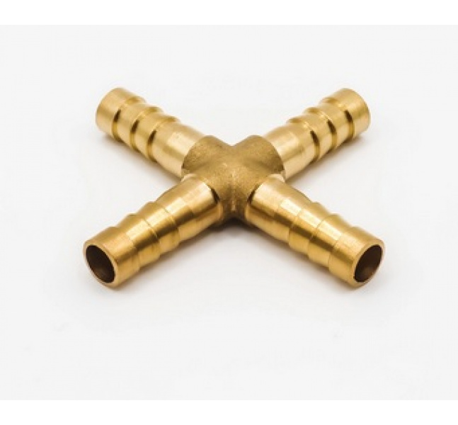 X-spojka hadicová (mosadzná) 12mm