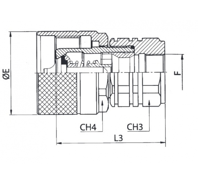 Rýchlospojka VITE/PVV3-10 zástrčka G3/8" IG