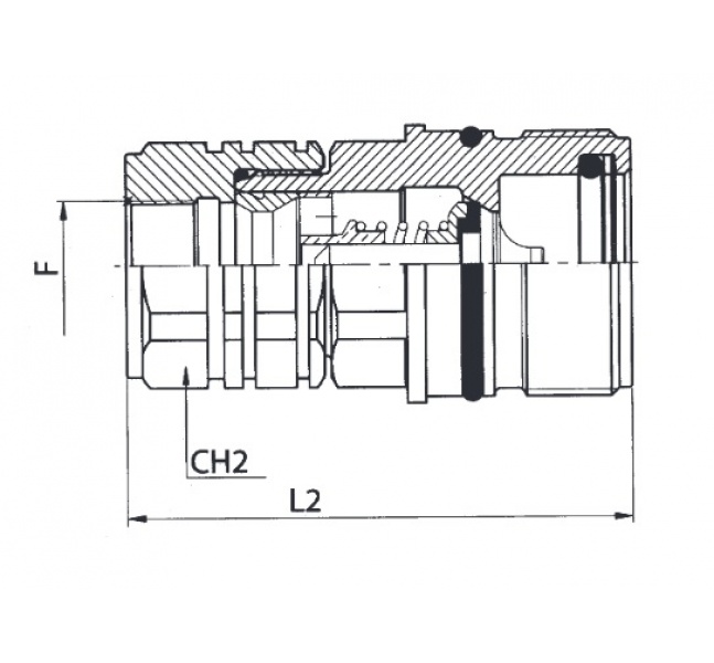 Rýchlospojka VITE/PVV3-10 zásuvka G3/8" IG