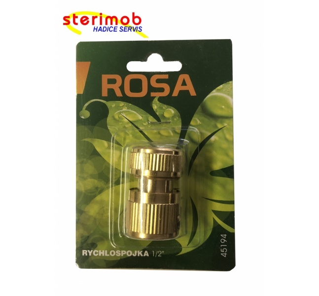 Rýchlospojka ROSA 1/2" - Mosadz