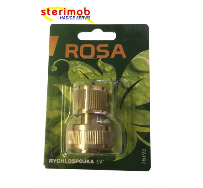 Rýchlospojka ROSA 3/4" - Mosadz