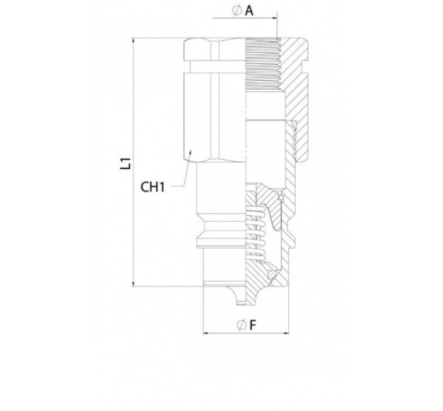 Rýchlospojka ISO-10 zástrčka G3/8" IG