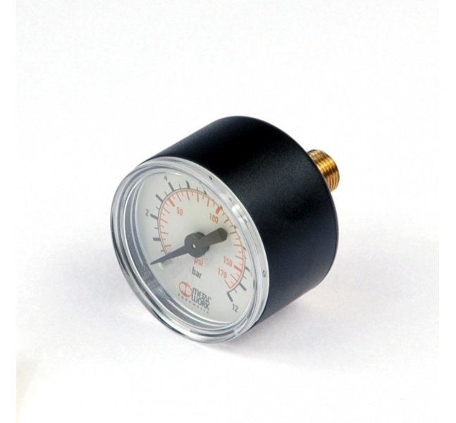 Manometer 40mm zadný závit  0-10bar G1/8"