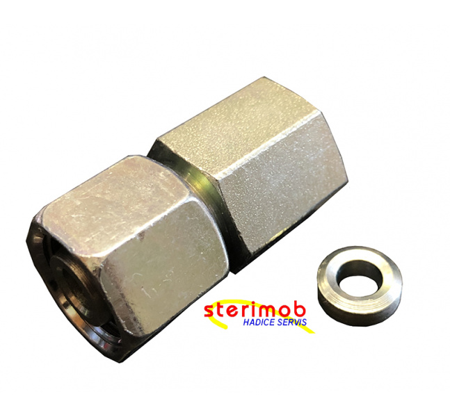 Manometrová prípojka  G1/4" x M12x1,5-06L (matica)