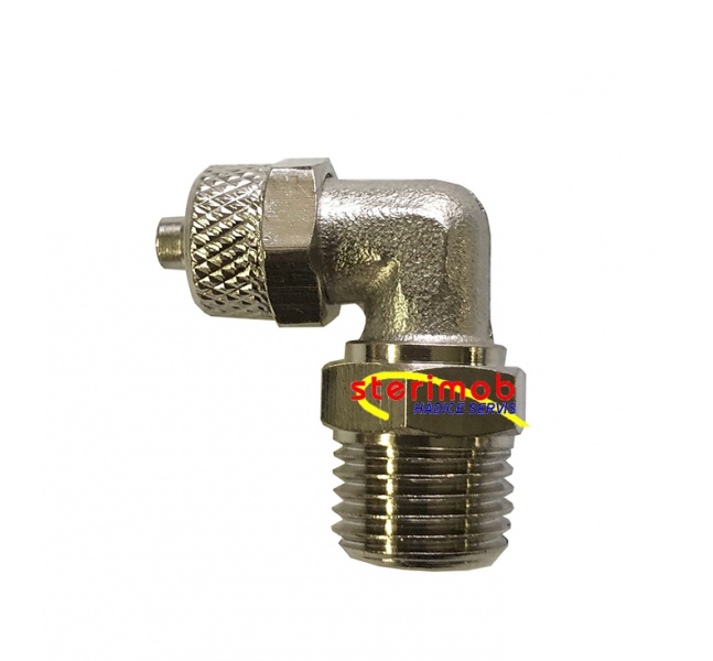 L-spojka s vonk. závitom R1/4" x 6/4