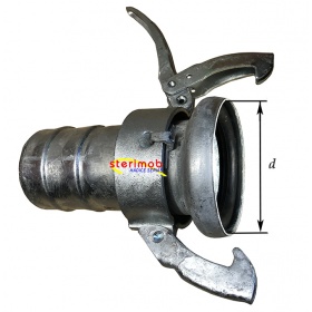 Perrot spojka 110mm - s hákom