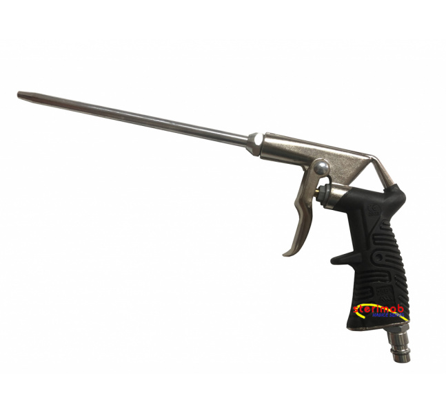 Pištoľ ofukovacia s gumenou ručkou s predĺžením 180mm