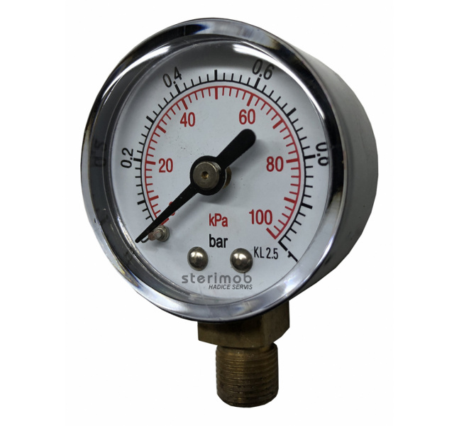 Manometer 63mm spodný závit  0-1bar  G1/4"