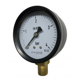 Manometer 63mm spodný závit  0-4bar  G1/4