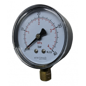 Manometer 63mm spodný závit  0-40bar  G1/4