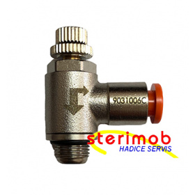 Škrtiaci ventil M5x4mm 